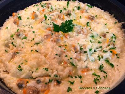 RISOTTO CON BERBERECHOS