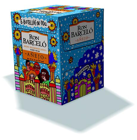 Ron Barceló lanza una edición limitada para las Fallas de Valencia ilustrada por Ricardo Cavolo