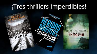 Recomendación: ¡Tres thrillers que no te podés perder!