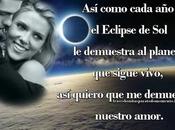 como cada Eclipse demuestra planeta sigue vivo, quiero nuestro amor.