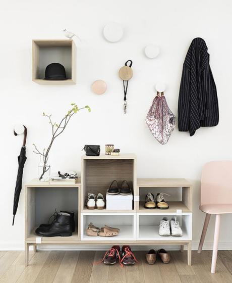4. Stacked from Muuto. This shelf system can be adapted to your needs.