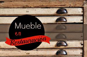 MUEBLE EN RESTAURACIÓN: MUEBLE DE IMPRENTA O CHIBALETE