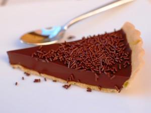 Tarta vegana de chocolate