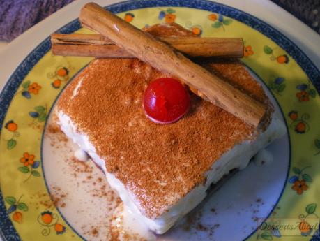 Tartita de arroz con leche