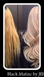 Black Matiz , para un cabello platinado!!