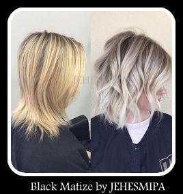 Black Matiz , para un cabello platinado!!