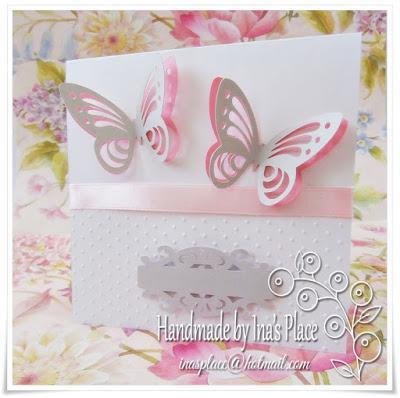 Invitación Bautizo - Vuelan las Mariposas!! Invitación Bautizo - Vuelan las Mariposas!!