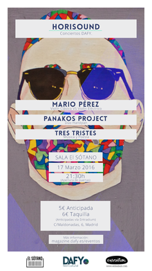 Mario Pérez + Panakos Project + Tres Tristes | HoriSound · DAFY