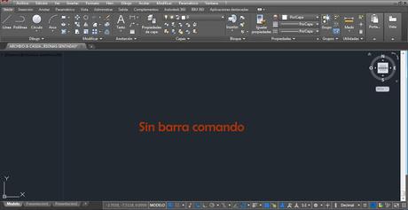 Activar/desactivar barra de comando de Autocad