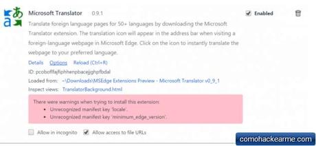 Las extensiones de Edge que se filtraron un desarrollador las descargó para portarlas a Chrome.