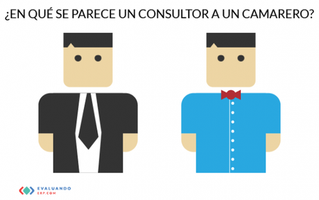 ¿En qué se parece un consultor a un camarero?