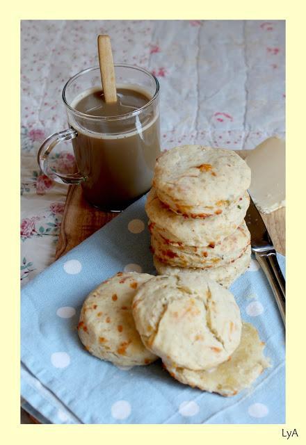Scones de cheddar... ¡feliz día de San Patricio!