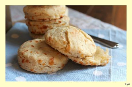 Scones de cheddar... ¡feliz día de San Patricio!