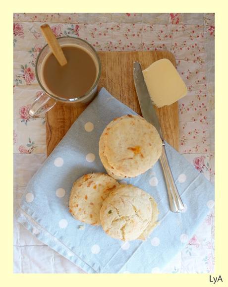 Scones de cheddar... ¡feliz día de San Patricio!