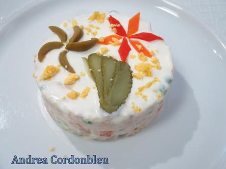 ENSALADILLA RUSA. RECETA SIN GLUTEN