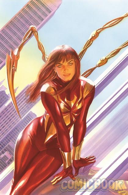 Mary Jane portando el Iron Spider en ‘Amazing Spider-Man’ #15