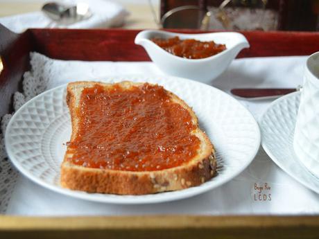 Mermelada de calabaza, naranja y manzana a la canela