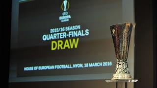 Sorteo de los cuartos de final de la UEFA Europa League 2015/16