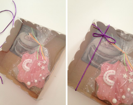 los detalles del bautizo de Claudia