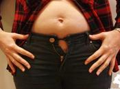 Aprovechando pantalones durante embarazo