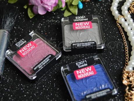 Nuevas Color Icon Single Eye Shadow de Wet N Wild: Unchained, Suede y Cheeky