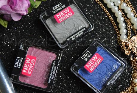 Nuevas Color Icon Single Eye Shadow de Wet N Wild: Unchained, Suede y Cheeky