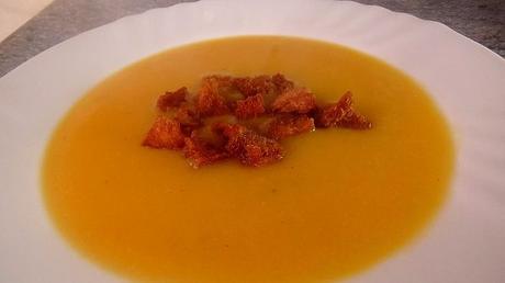 CREMA DE CALABAZA receta