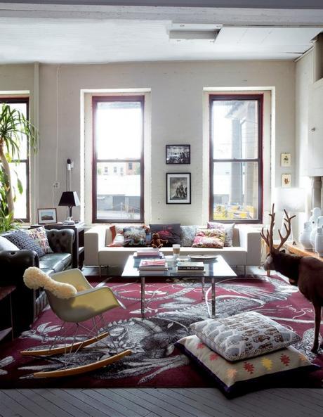 Interiores eclecticos