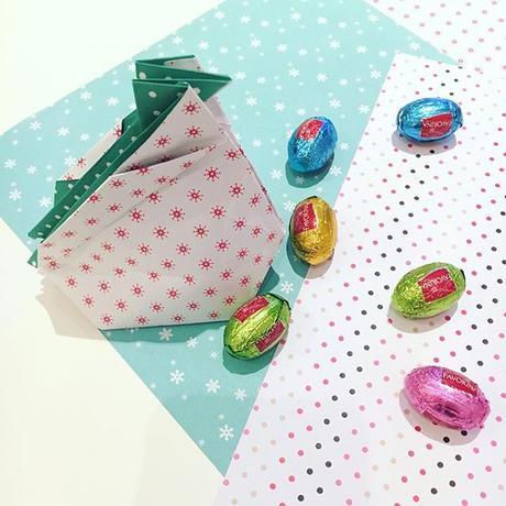 finde frugal: como hacer gallinitas de origami para Pascua