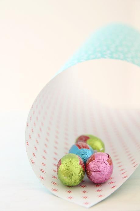 finde frugal: como hacer gallinitas de origami para Pascua