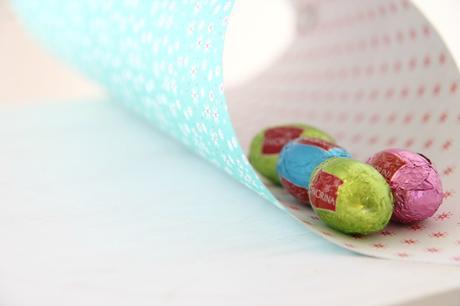 finde frugal: como hacer gallinitas de origami para Pascua