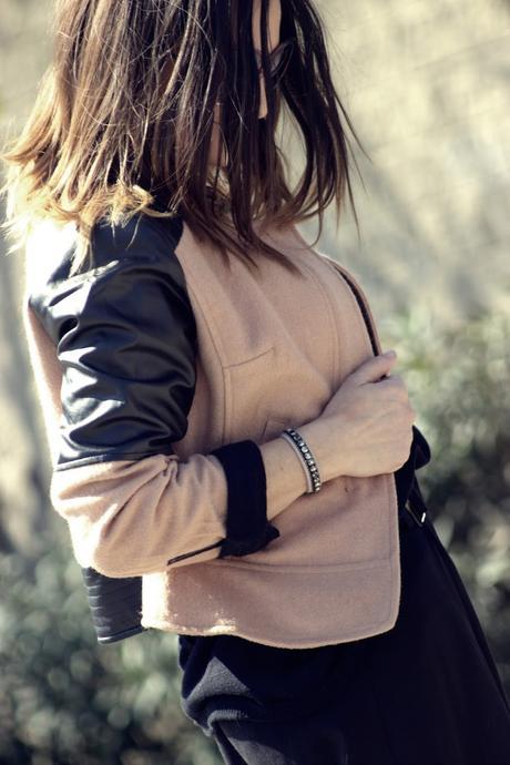 Con biker y culottes