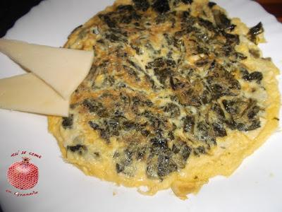 Tortilla de espinacas