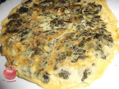 Tortilla de espinacas