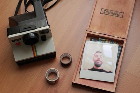 Me gusta reciclar: de caja de cartera a porta-polaroids