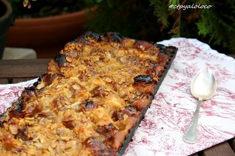 Pastel de ciruelas claudias