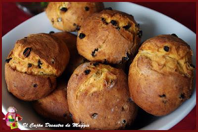 PANECILLOS DE QUARK CON PASAS