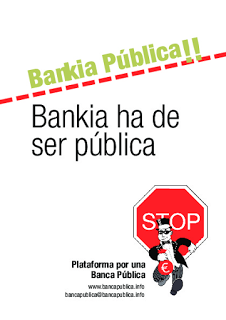 BANKIA debe ser el germen de una Nueva Banca Pública.