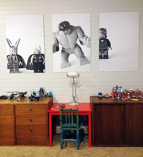 ¿Como se visten tus paredes? Lego photography