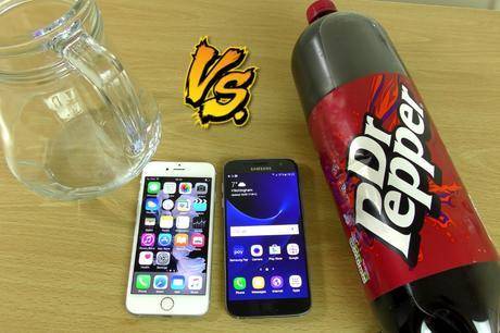 Galaxy S7 vs. iPhone 6s: sumergidos en gaseosa Galaxy S7 vs. iPhone 6s: sumergidos en gaseosa