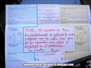 #Circular sin seguro en el coche