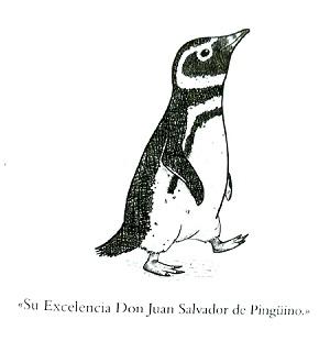 Ilustración de un pingüino