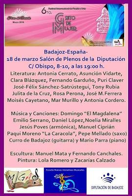 GRITO DE MUJERAsisto al 6º Festival Internacional de Poes...