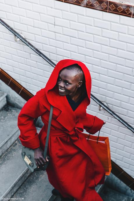 PFW-Paris_Fashion_Week_Fall_2016-Street_Style-Collage_Vintage-Red_Coat-Model-