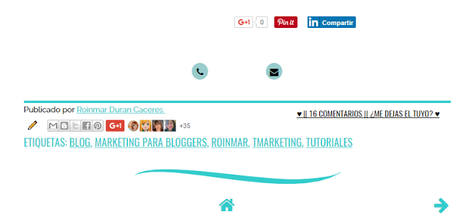 Instalar los iconos de redes sociales en el header y sidebar de blogger