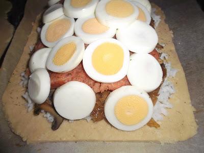 Kulibiak o pastel ruso de Salmón