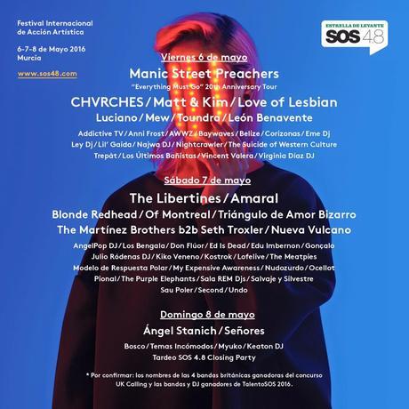 Cartel por días SOS 4.8 2016