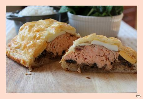 Kulibiak de salmón... para Desafío en la cocina