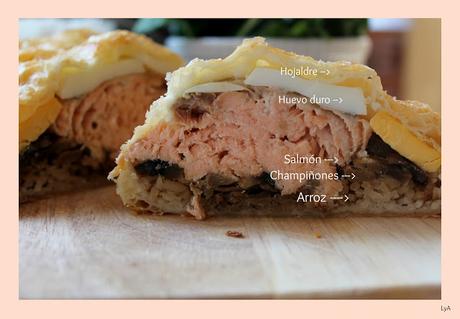 Kulibiak de salmón... para Desafío en la cocina