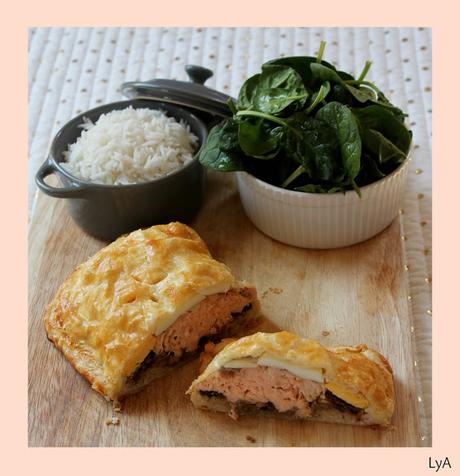 Kulibiak de salmón... para Desafío en la cocina